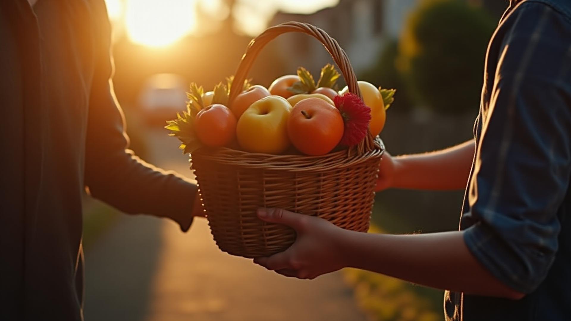 お祝いのフルーツ