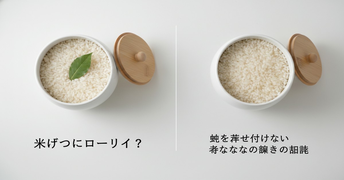 米びつの虫対策：ローリエを使った昔ながらの知恵とその効果