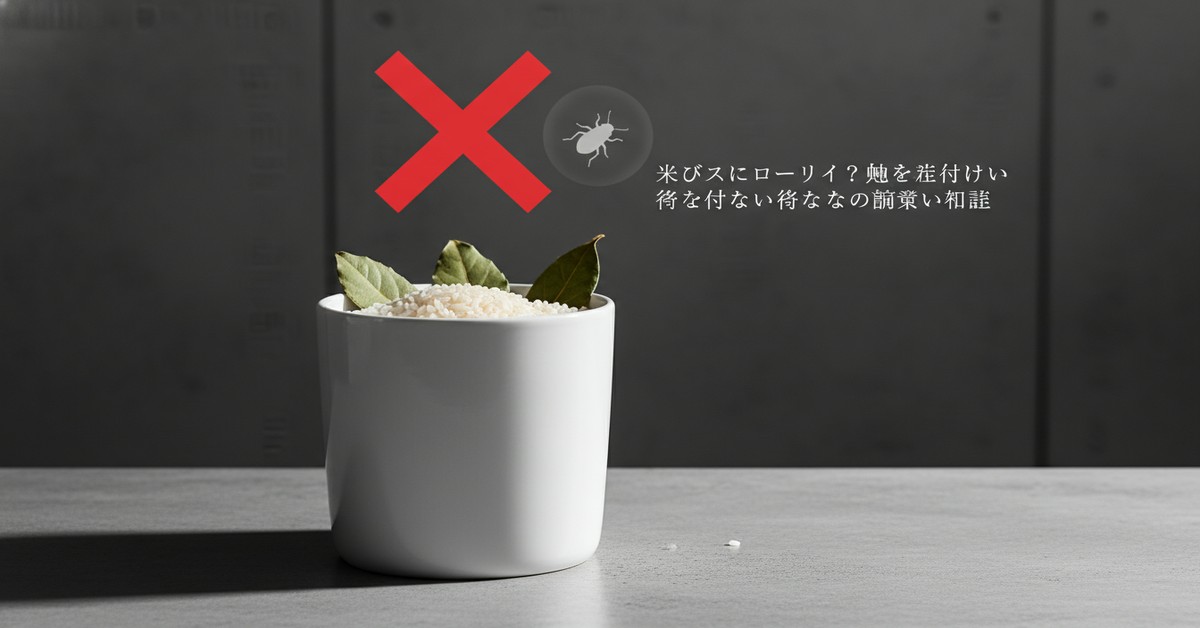 米びつの虫対策：ローリエの効果的な使い方と昔ながらの知恵