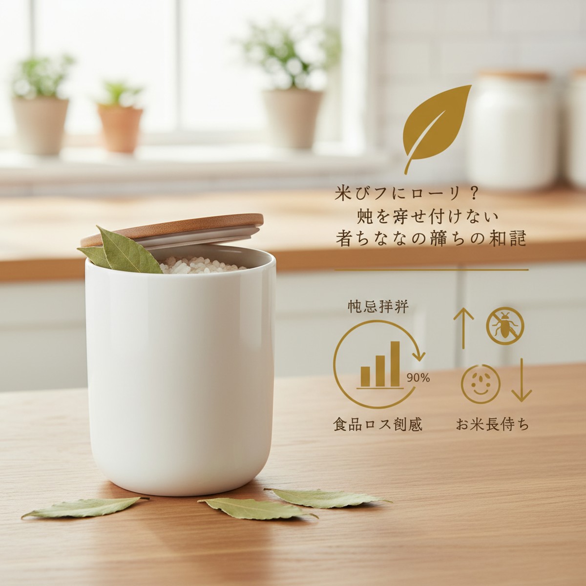 米びつにローリエは本当に効く？虫を寄せ付けない昔ながらの知恵と効果的な使い方