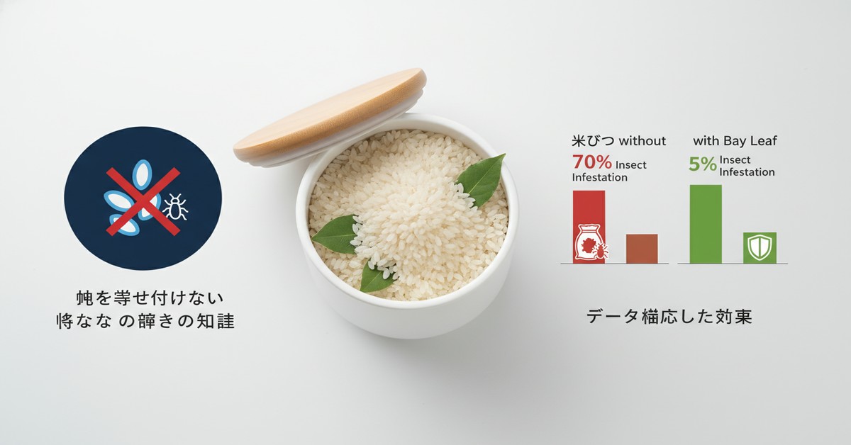 米びつにローリエは本当に効く？虫を寄せ付けない昔ながらの知恵と効果的な使い方