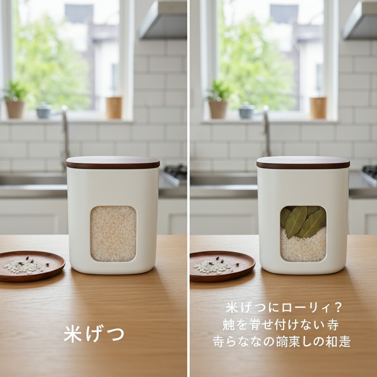 米びつにローリエの昔ながらの知恵：虫を寄せ付けない具体的な方法と効果